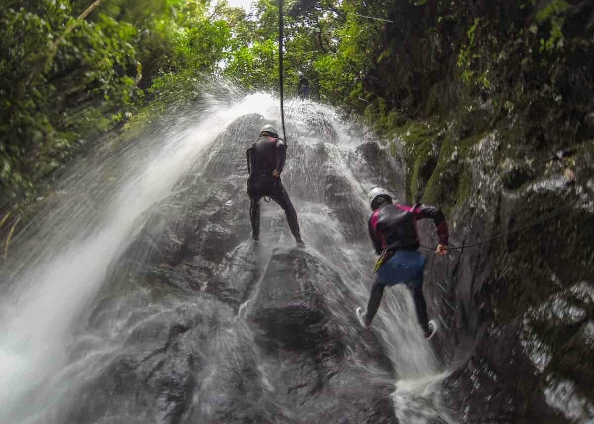 Excursion Baños: Canyoning in Cashaurco