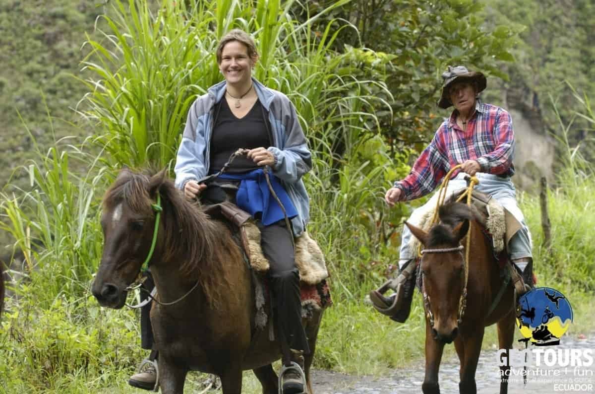 Excursion Baños: Horse riding in Baños